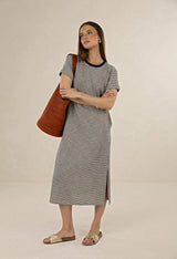 Profile Stripe Tee Midnight