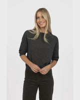 Grace Top Charcoal