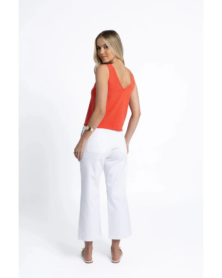 Margot Drill Pants White