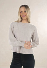 Chenille Jumper Light Grey