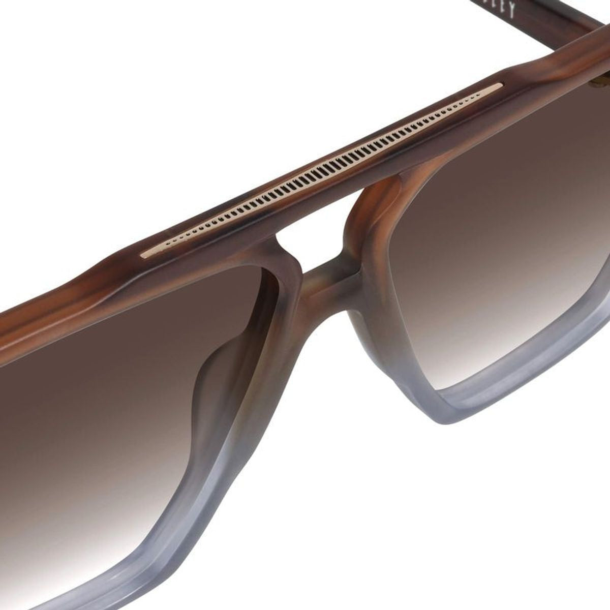 Rodeo Matte Transparent Chocolate Fade to Crystal