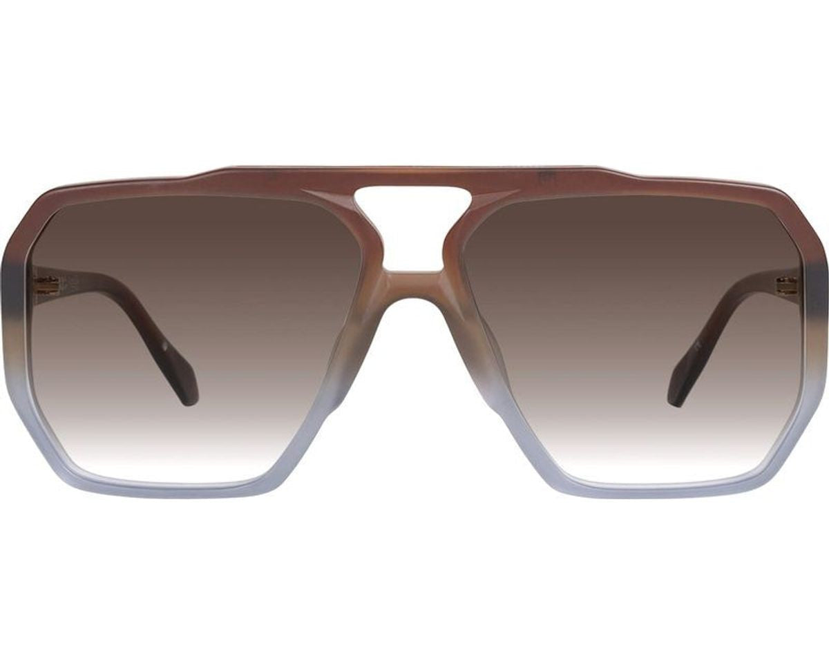 Rodeo Matte Transparent Chocolate Fade to Crystal