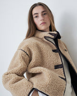 Yerse Shearling Jacket Beige