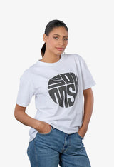 Zini O SS Tee White