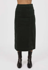 Va Va Velour Skirt Pine