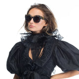 Valley A Dead Coffin Club Sunglasses in Matte Tort/ Brown Lens