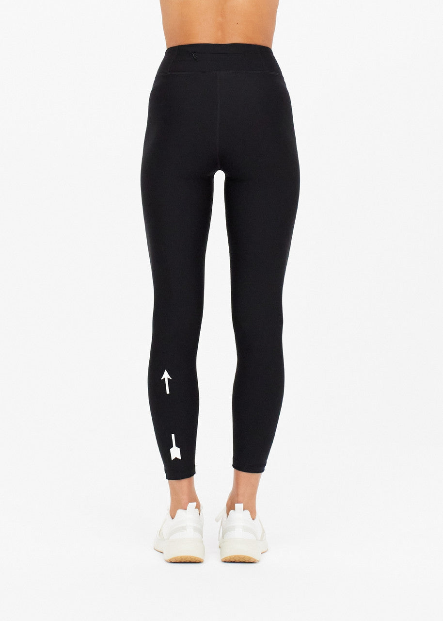 The Upside Matte Tech Midi Pant in Black