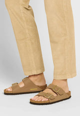 Birkenstock Arizona BS In Soft Birki Vegan Pecan