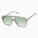 Rodeo Transparent Sage w Gold Metal Light Green Gradient Lens