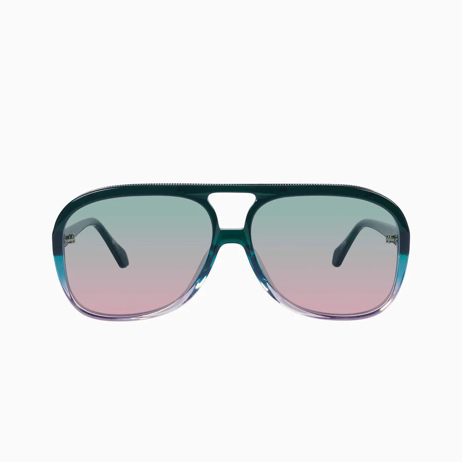 Bang Bang Forest Green Fade to Rose