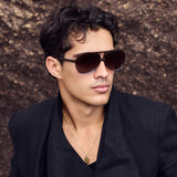 Bang Bang Transparent Chocolate Fade to Crystal Sunglasses