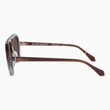 Bang Bang Transparent Chocolate Fade to Crystal Sunglasses