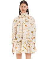 Pre Loved Ganni + Weston Horse -Print Dress