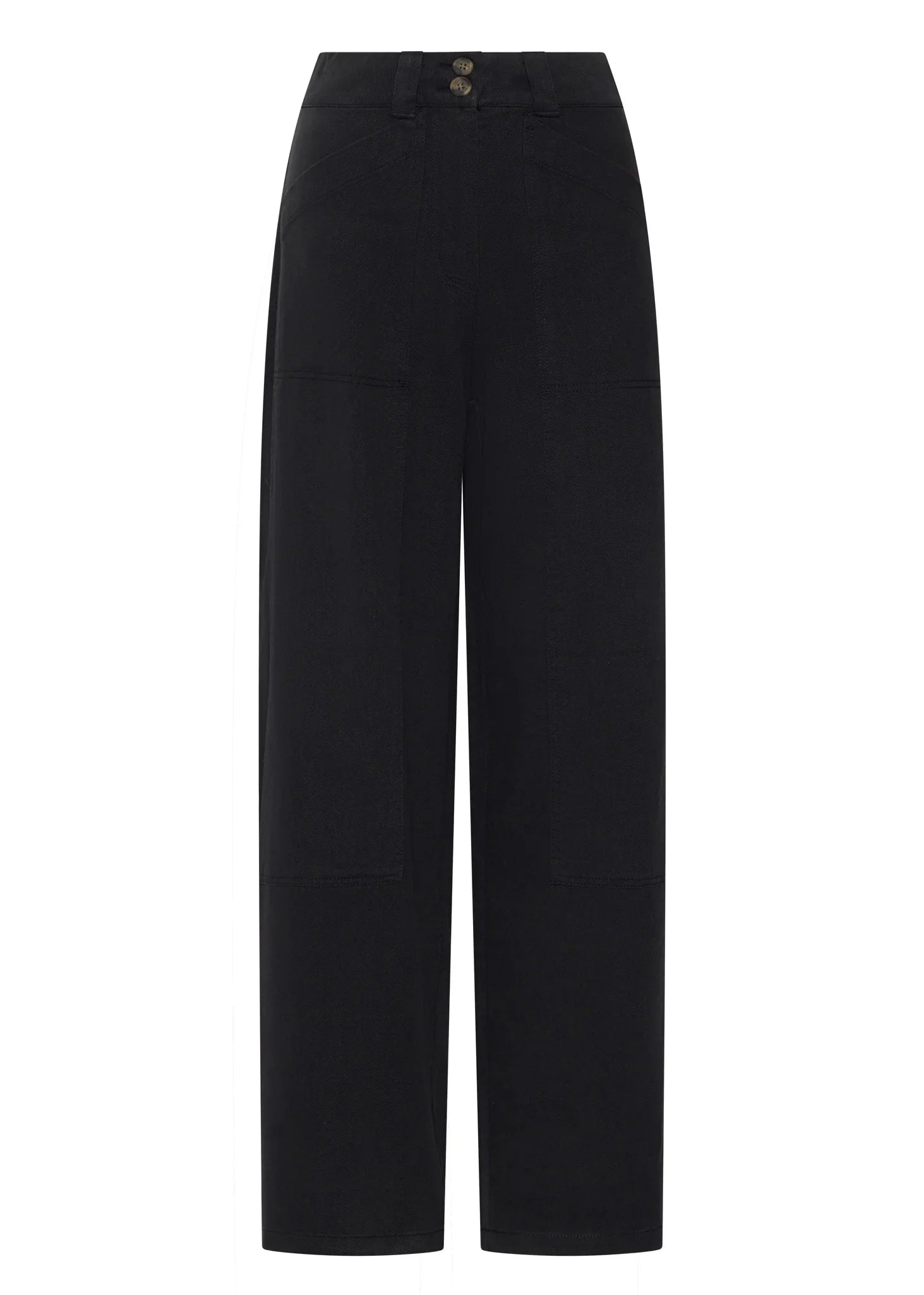 Bronel Barrel Pants Black