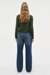 Kate Knit Sweater Military