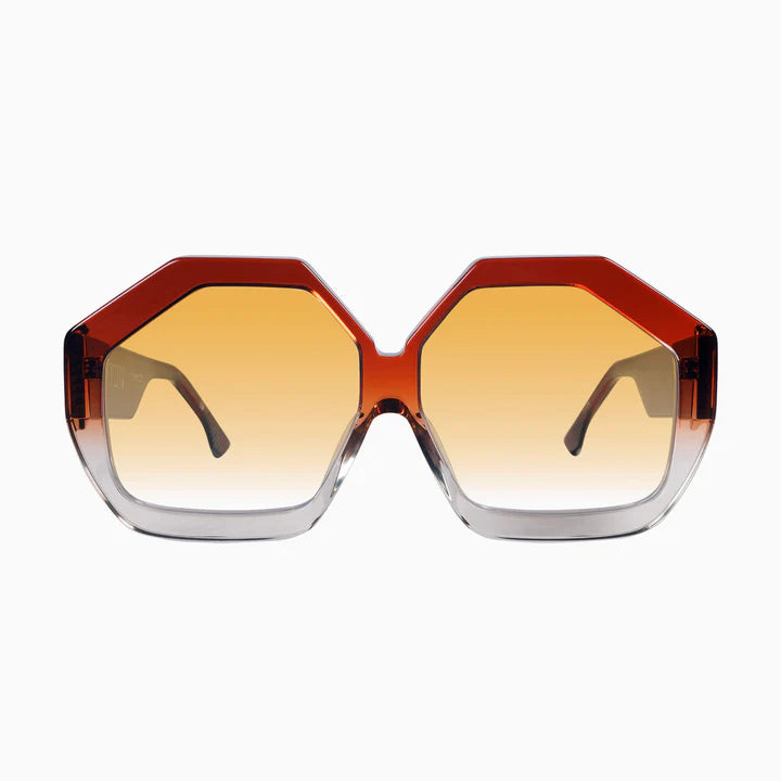 Valley Eyewear Colosseum Burnt Orange Fade To Crystal