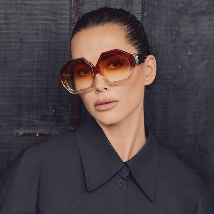 Valley Eyewear Colosseum Burnt Orange Fade To Crystal