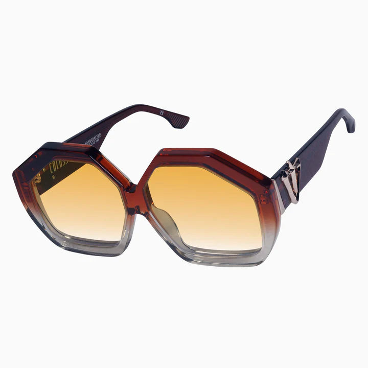 Valley Eyewear Colosseum Burnt Orange Fade To Crystal