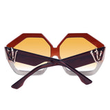 Valley Eyewear Colosseum Burnt Orange Fade To Crystal