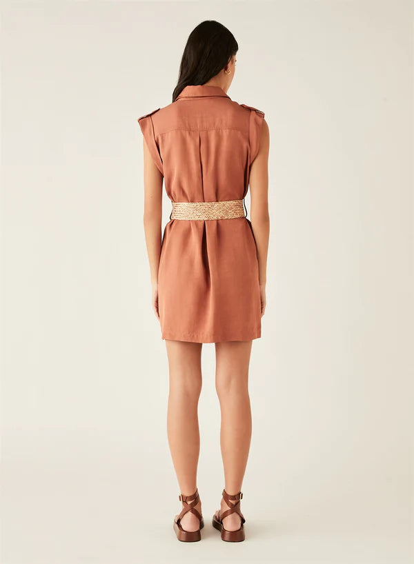 Esmaee  Tide Dress Walnut