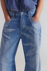 Good luck Printed Barrel Jeans