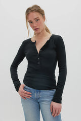 Jamie Henley Long Sleeve Tee Black