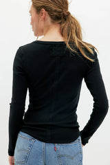 Jamie Henley Long Sleeve Tee Black