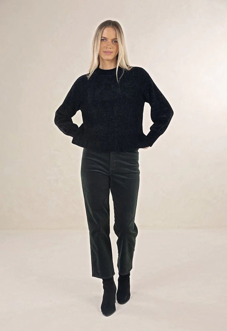 Chenille Jumper Black