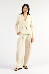 Crop Blazer Cloud