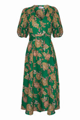 Zoe Kratzmann Ebb Dress k'gari Palm Green