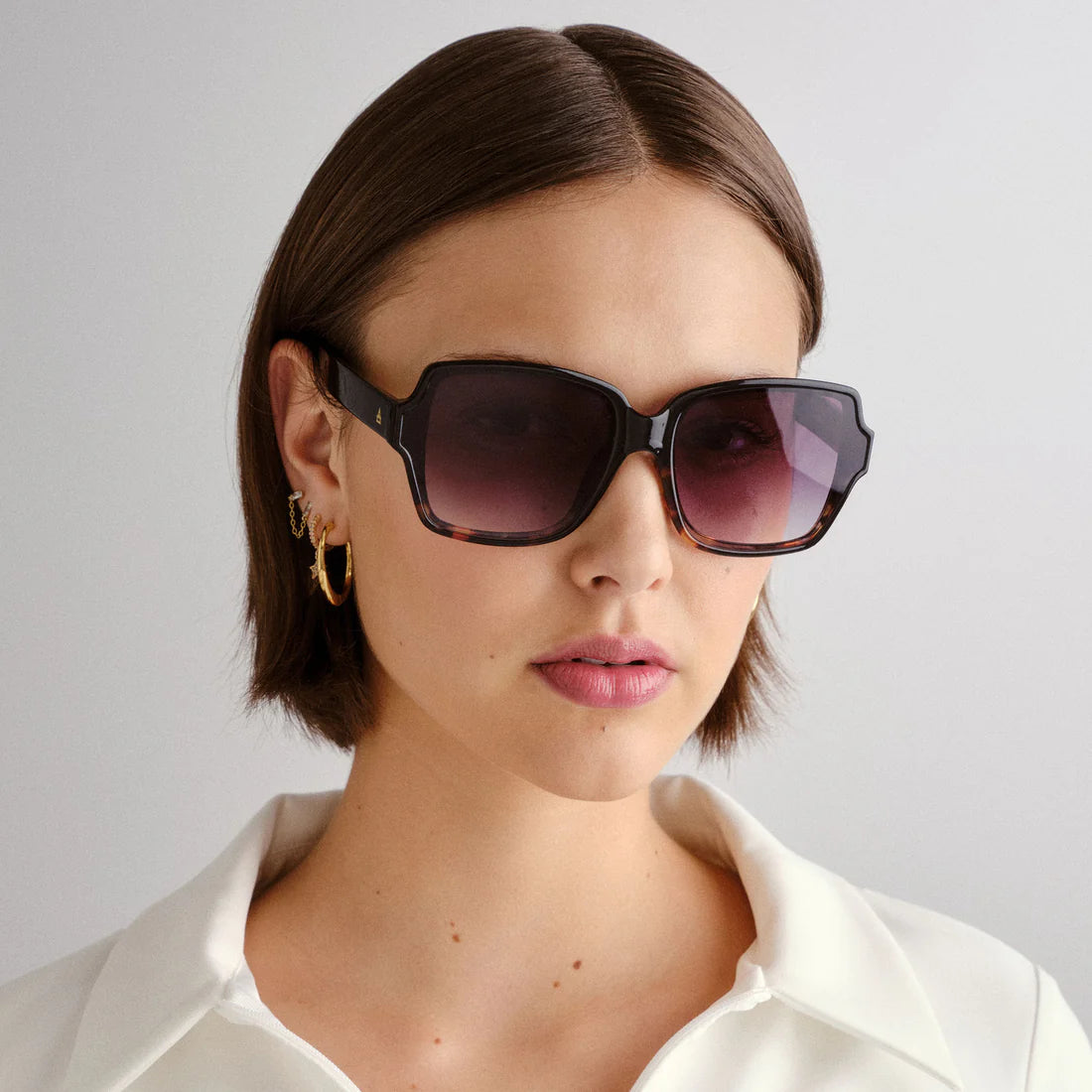 Le Specs Aire Fortuna Tort Splice Sunglasses