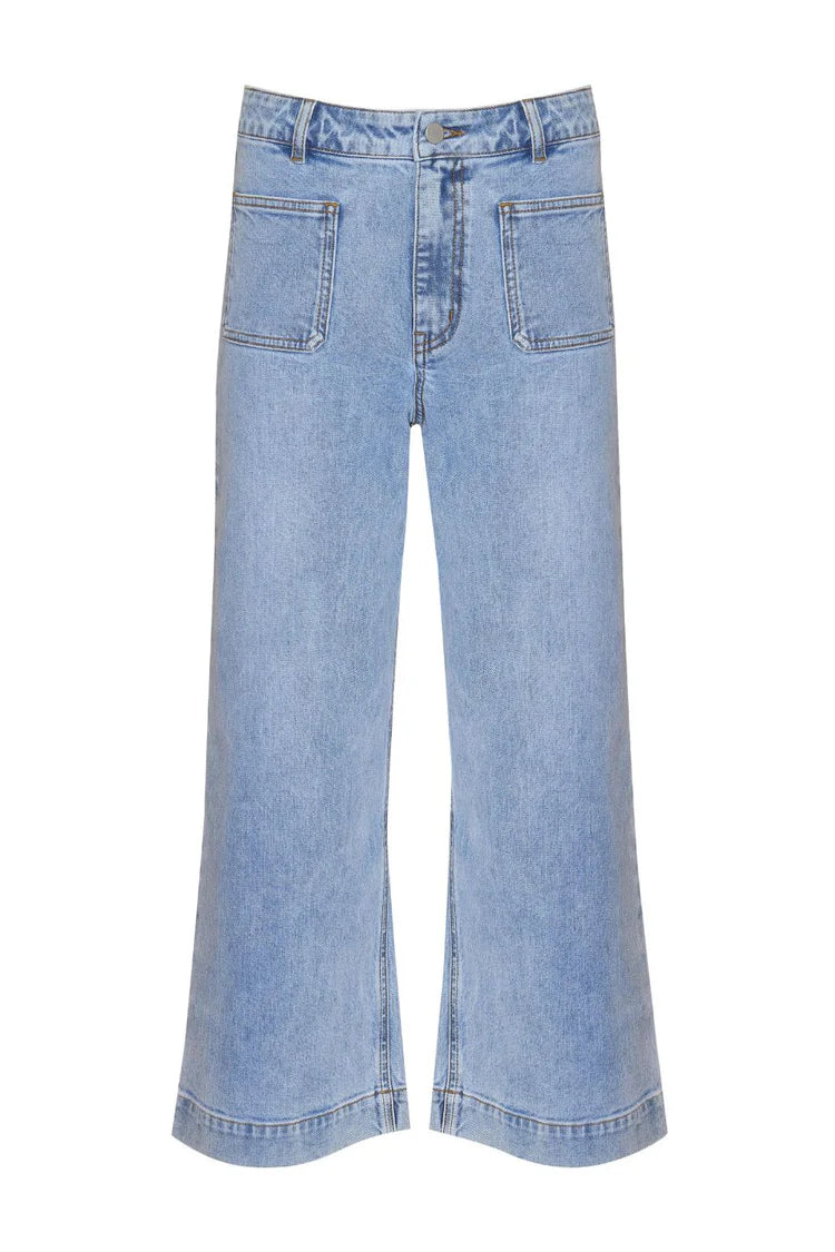 Zoe Kratzmann Establish Jean In Washed Denim