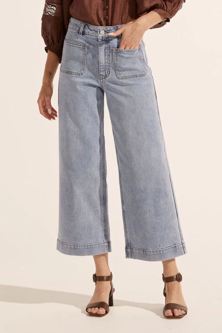 Zoe Kratzmann Establish Jean In Washed Denim