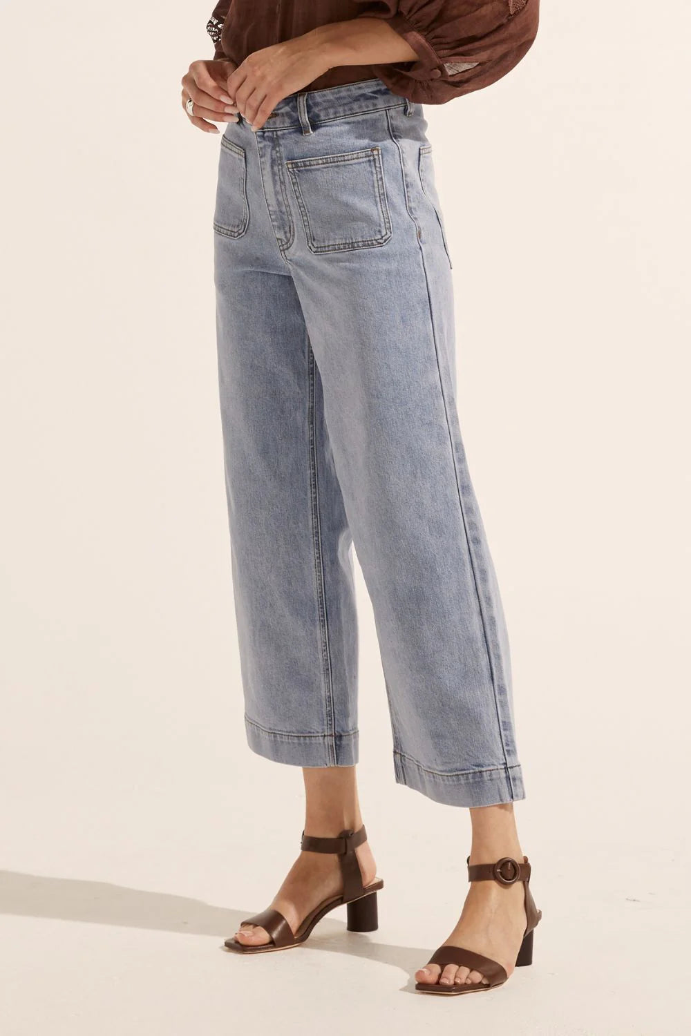 Zoe Kratzmann Establish Jean In Washed Denim