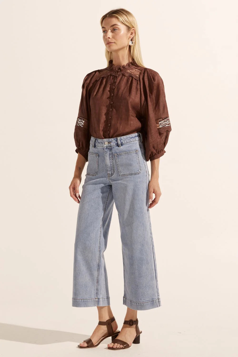 Zoe Kratzmann Establish Jean In Washed Denim