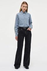Eva Wide Jeans French Black