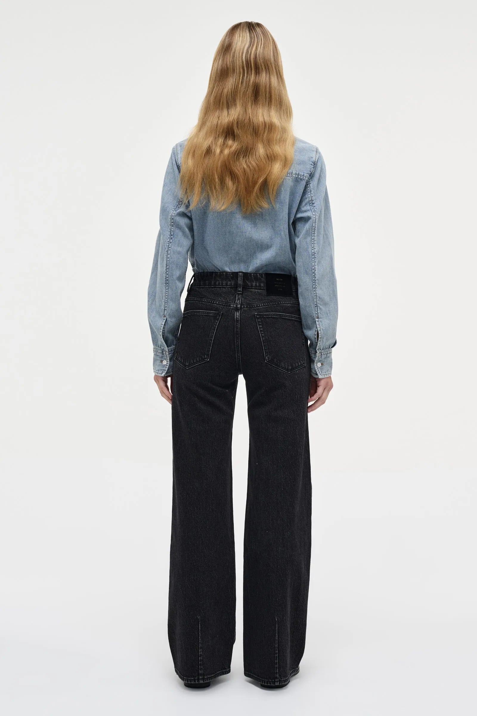 Eva Wide Jeans French Black