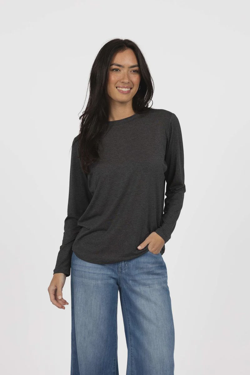 Prophecy Long Sleeve Tee Charcoal