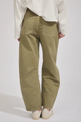 Gigi Barrel Drill Summer Olive