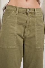 Gigi Barrel Drill Summer Olive