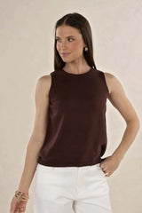 Collette Tank Chocolate