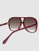 Bang Bang Burgandy Gold metal / Brown Gradient Lens