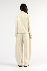 Crop Blazer Cloud