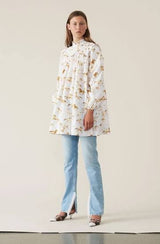 Pre Loved Ganni + Weston Horse -Print Dress