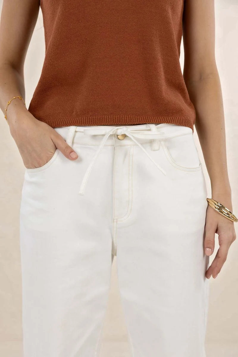 Ivy Barrel Jean Ivory