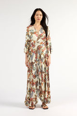 Alice Wrap Dress Cloud Floral