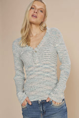 Mos Mosh Eisle Long Sleeve Knit Top Wasabi