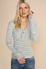 Mos Mosh Eisle Long Sleeve Knit Top Wasabi