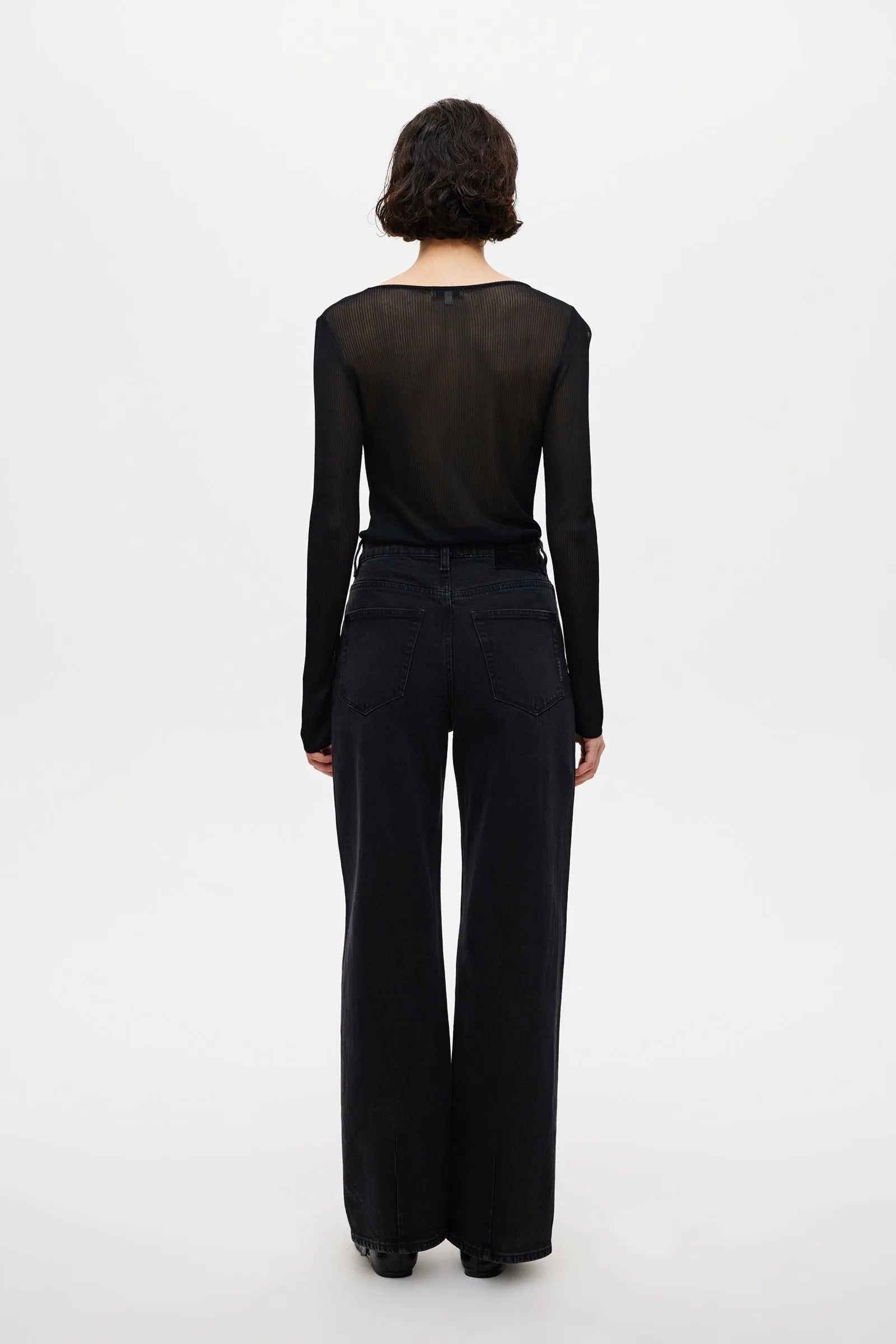 Coco Relaxed Jean French Black Washed