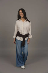 Nala Stripe Shirt Sand